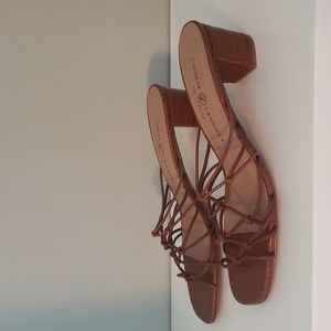 Chinese Laundry - Brown / Tan Strappy Heels.